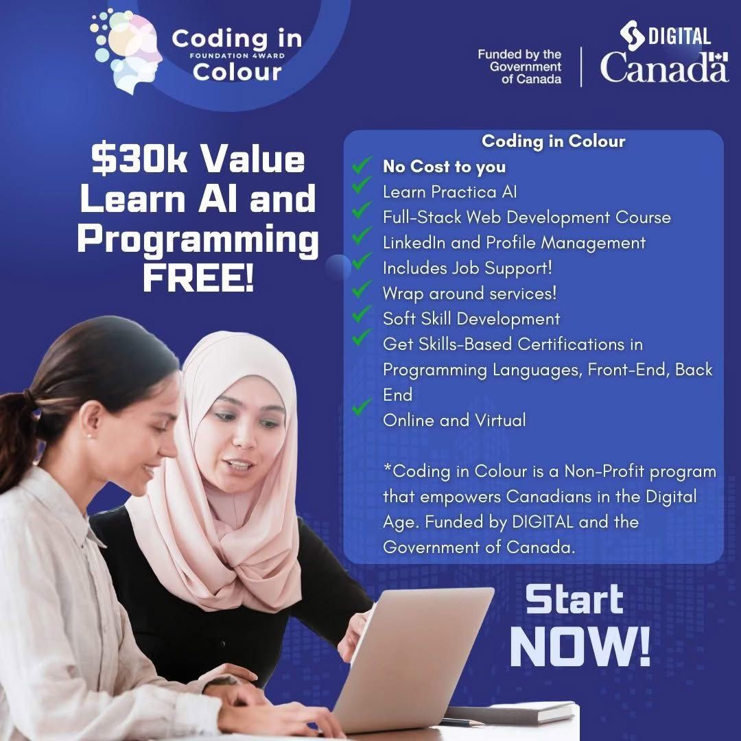 Coding in Colour (CiC) Technoloy & career empowerment for Youth & Women